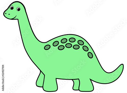 Brontosaurus- Dinosaur Vector 