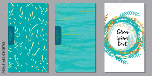 Vector set of the spring  flowers and herbs vector floral backgrounds for wedding decoration, sales and other events, for prints, greeting cards, posters, invitations. 