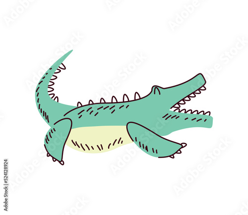 cute crocodile animal