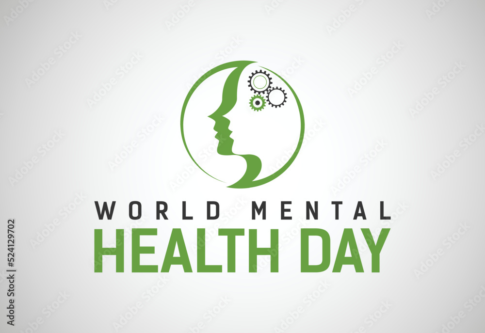 World Mental Health Day October 10, Vector Illustration. Mental Illness World Mental Health Day October 10, Vector Illustration. Mental Illness