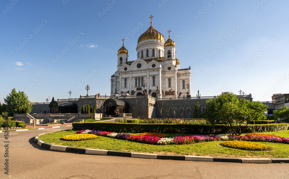 The Cathedral Of Christ The Savior -the main church of Russia,in Moscow.