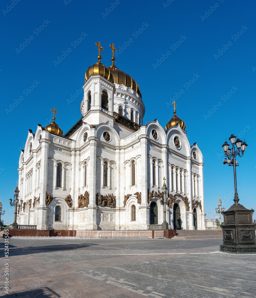 The Cathedral Of Christ The Savior -the main church of Russia,in Moscow.