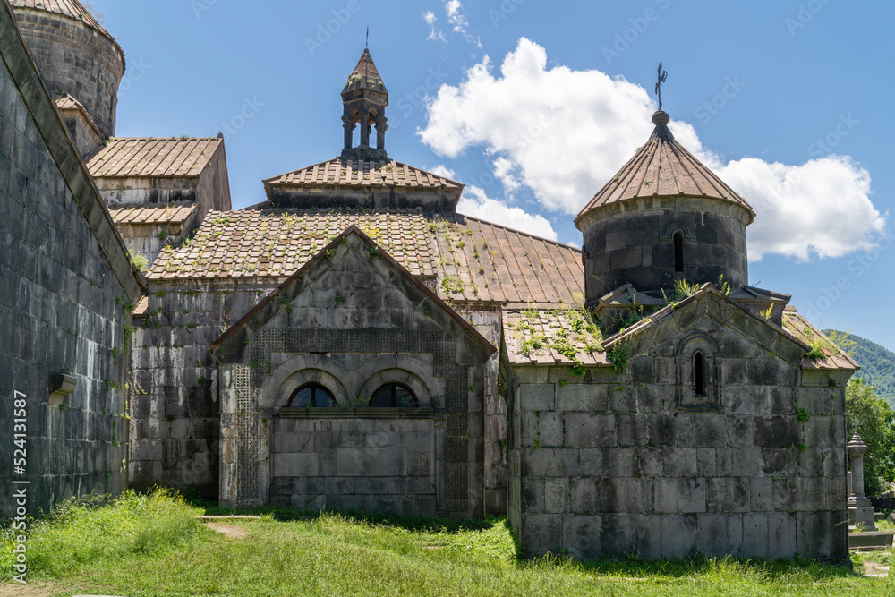 Ancient armenian Akhtala Monastery in the north part of Armenia