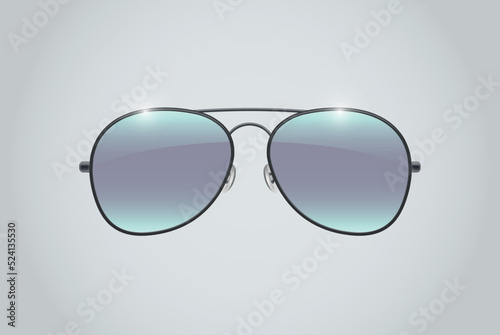 Aviator sunglasses illustration background. Bright lenses. Colorful.Aviator sunglasses illustration background. Police isolated sunglasses