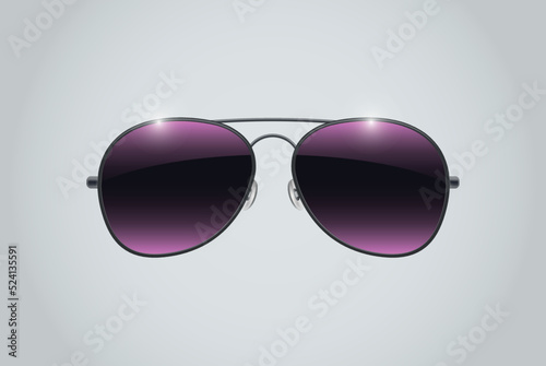 Aviator sunglasses illustration background. Bright lenses. Colorful.Aviator sunglasses illustration background. Police isolated sunglasses