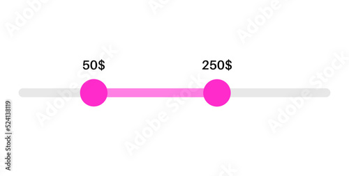 Price range filter