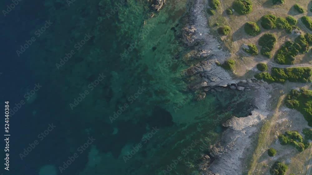 beautiful beach with clean water aerial view 4K beautiful beach with clean water aerial view 4K