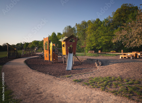 Playground with trees in Bu...