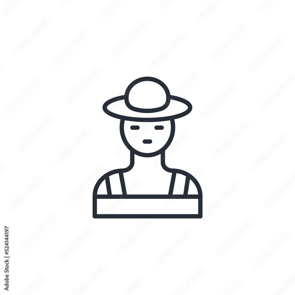 gardener man icons symbol vector elements for infographic web gardener man icons symbol vector elements for infographic web
