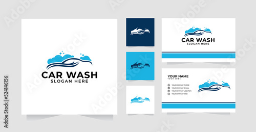 Car wash logo design Template Logo