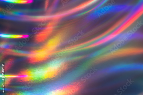 Prismatic Chromatic Holographic Aesthetic Neon Lights lines blur texture background