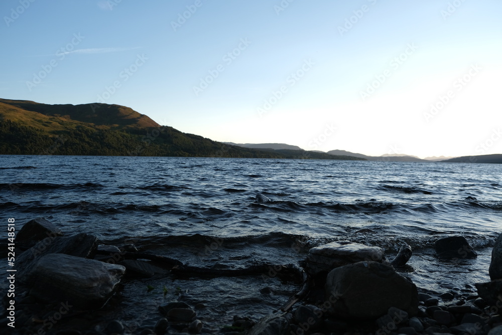 Tranquil Ripples: The Gentle Lapping Waters of a Serene Scottish Loch Tranquil Ripples: The Gentle Lapping Waters of a Serene Scottish Loch