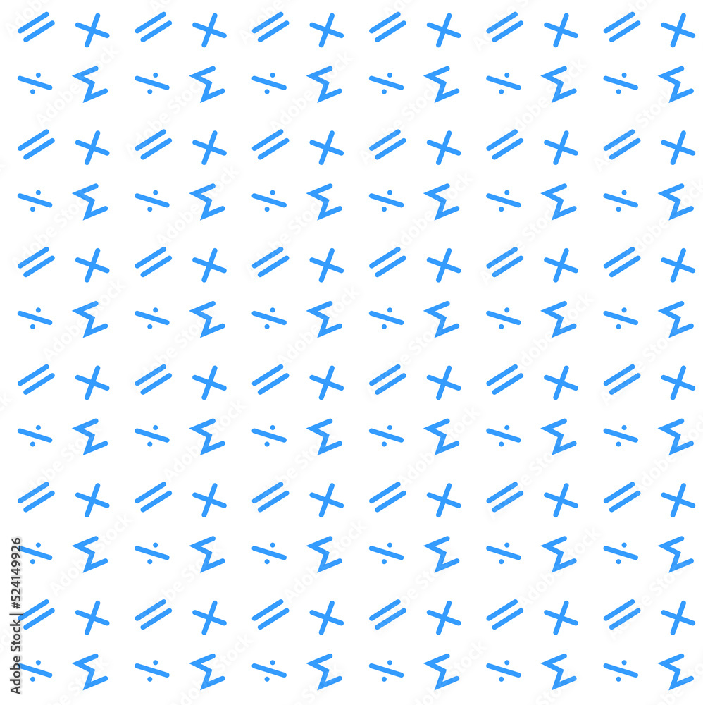 Mathematics Symbol Pattern Background Vector Illustration Doodle Sigma Plus Minus and Equal Mathematics Symbol Pattern Background Vector Illustration Doodle Sigma Plus Minus and Equal