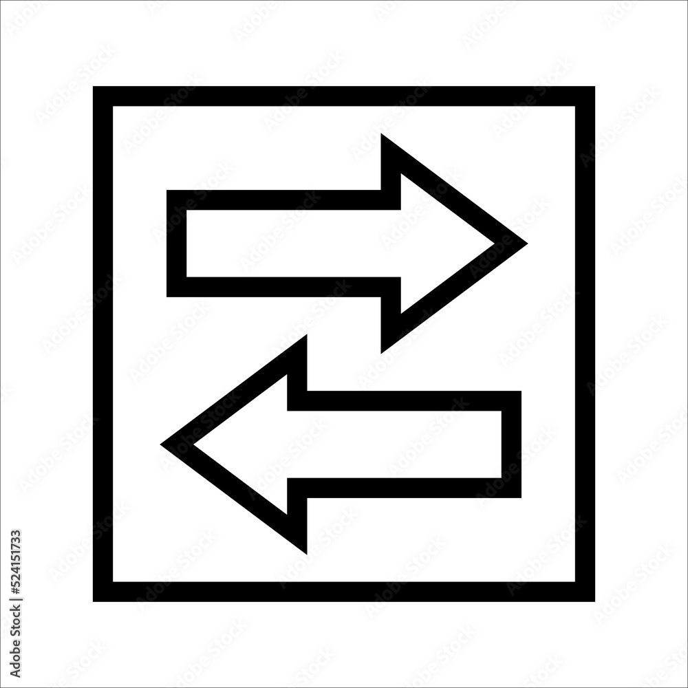 Transfer arrow line icon. linear style sign for mobile concept and web design. Right arrow left simple line vector icon. Symbol, logo illustration. Transfer arrow line icon. linear style sign for mobile concept and web design. Right arrow left simple line vector icon. Symbol, logo illustration.