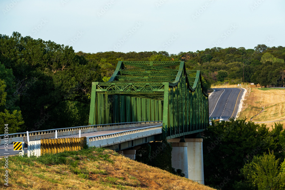 Fototapeta premium Brazos River Bridge Highway 67