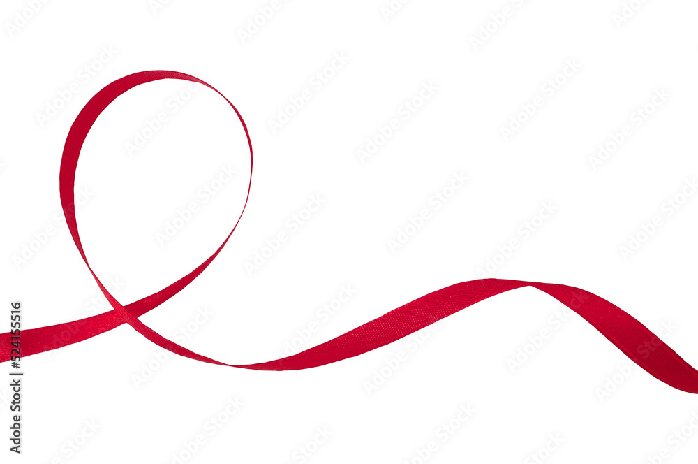 PNG. Red ribbon line art. PNG. Red ribbon line art.