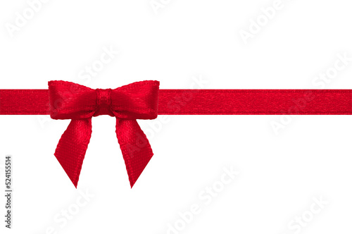 PNG. Red Ribbon bow.