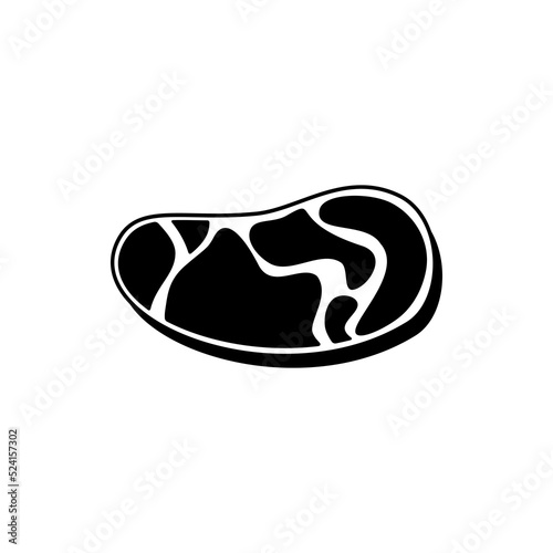 Wagyu Beef Icon Vector Logo Illustration Silhouette. Perfect design for the Wagyu Beef icon illustration. Good for wagyu beef logos, restaurant menu illustrations, mobile applications and more.