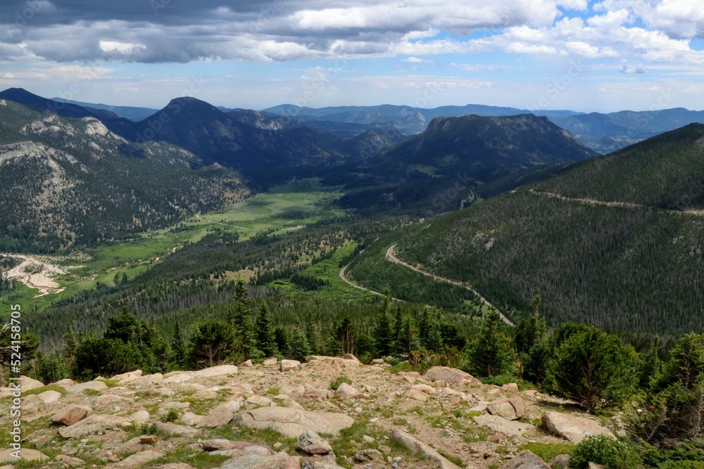 mountain valley landscape