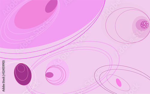 Abstract pink to violet tone background, vector design. Circle, elliptical shape.