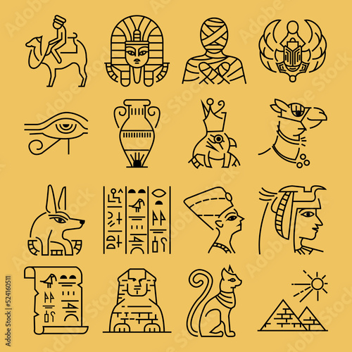 pharonic anceint egypt symbols t shirt
