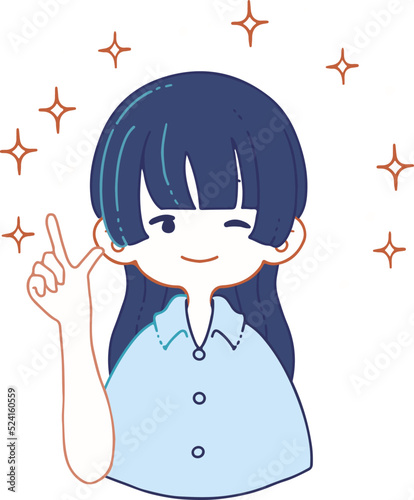 自信満々にアイデアを提案する人物もイラスト