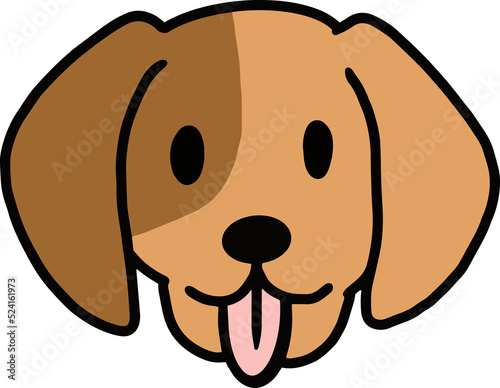 baby Cute Puppy Puppies face Dog Pet Cartoon illustration