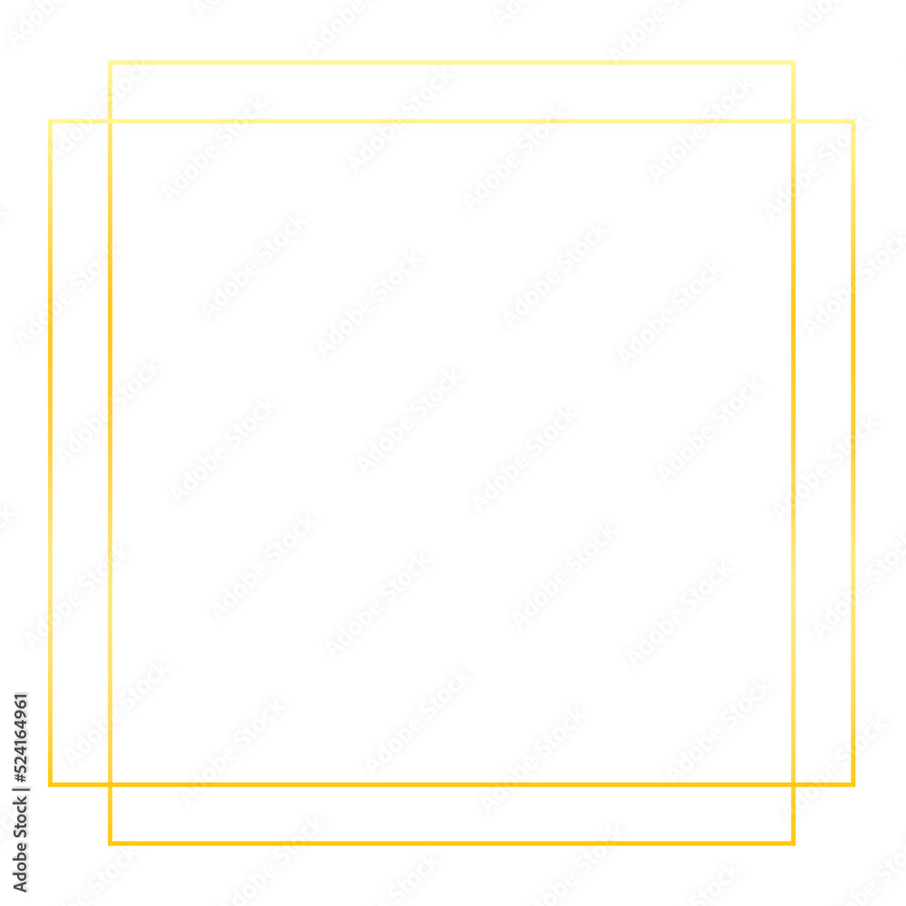 Gold square frame png Gold square frame png