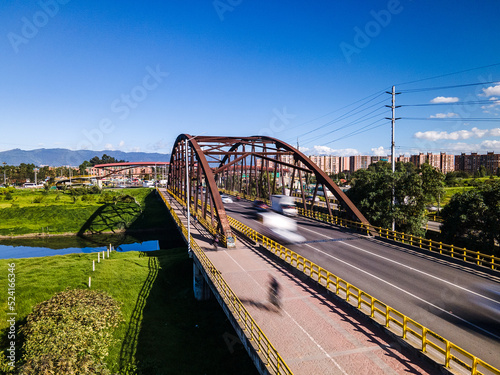 bridge over the river in the city
