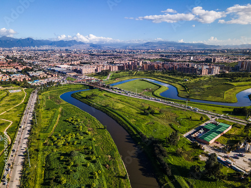 aerial view photo