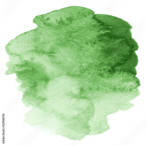 Green watercolor