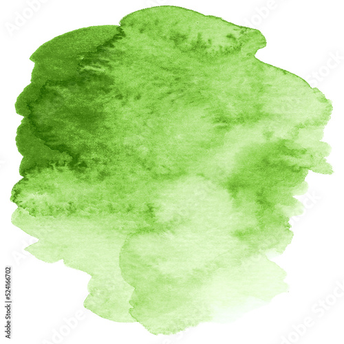 Green watercolor