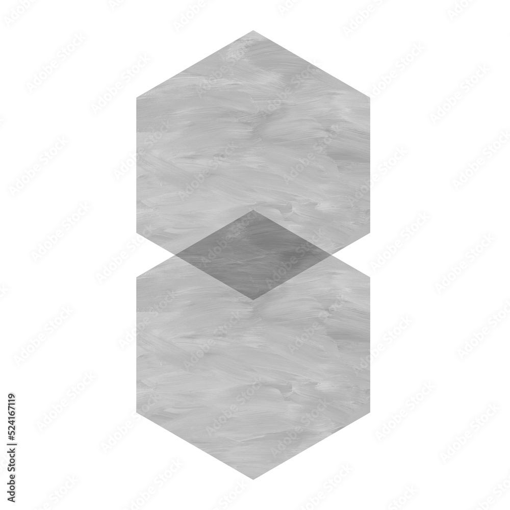 Obraz premium Hexagon Artwork, Geometric Art