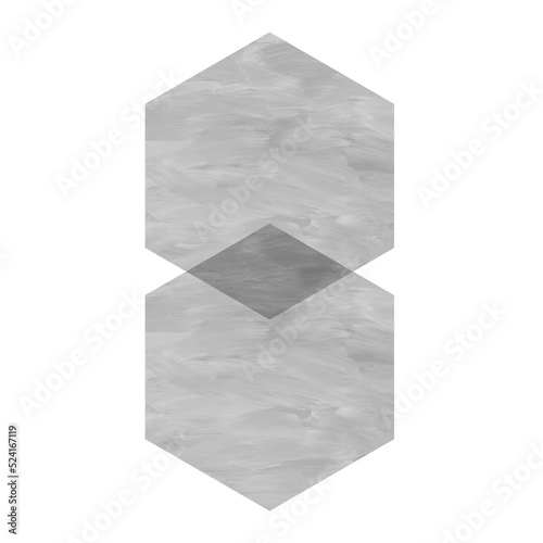 Hexagon Artwork  Geometric Art