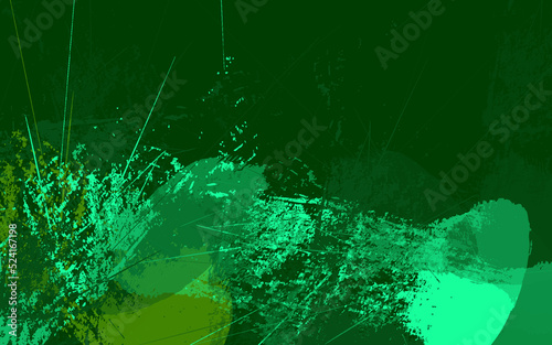 Abstract grunge green texture background
