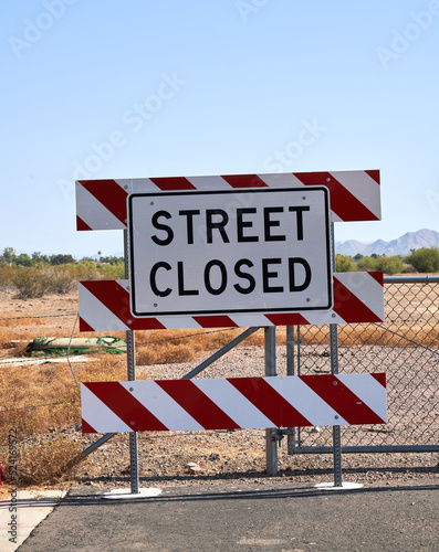 Street Closed Sign, road closed sign