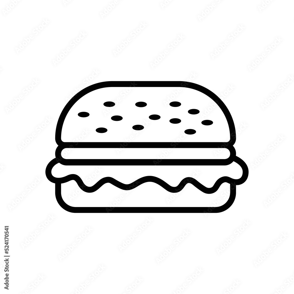 hamburger icon vector design template in white background hamburger icon vector design template in white background