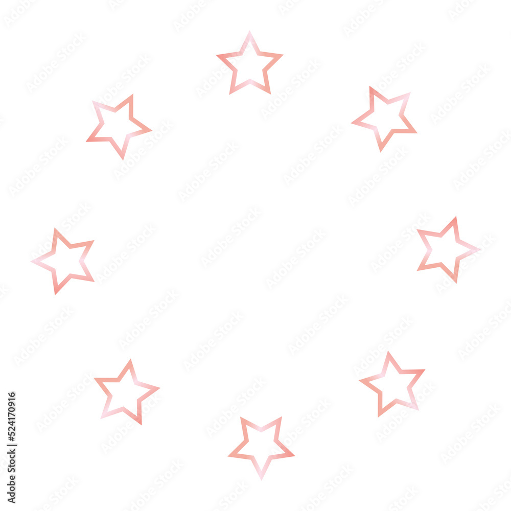 Obraz premium Rose Gold Abstract Shape Line