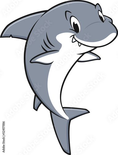Cartoon Friendly Shark © mumut