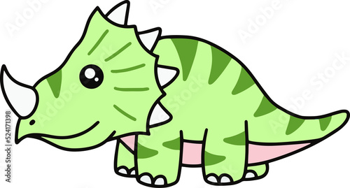 Dino Fossil Dinosaurs Baby kids Animal Cartoon Doodle Funny Clipart