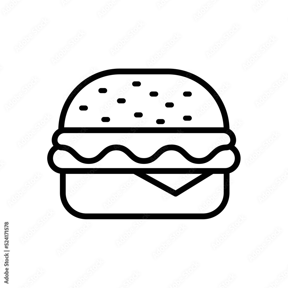 hamburger icon vector design template in white background hamburger icon vector design template in white background