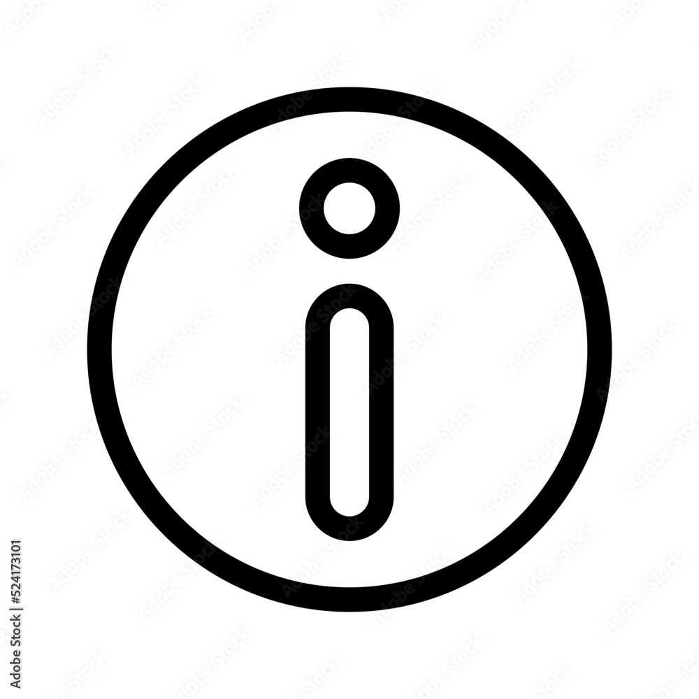 Information Icon Vector Symbol Design Illustration