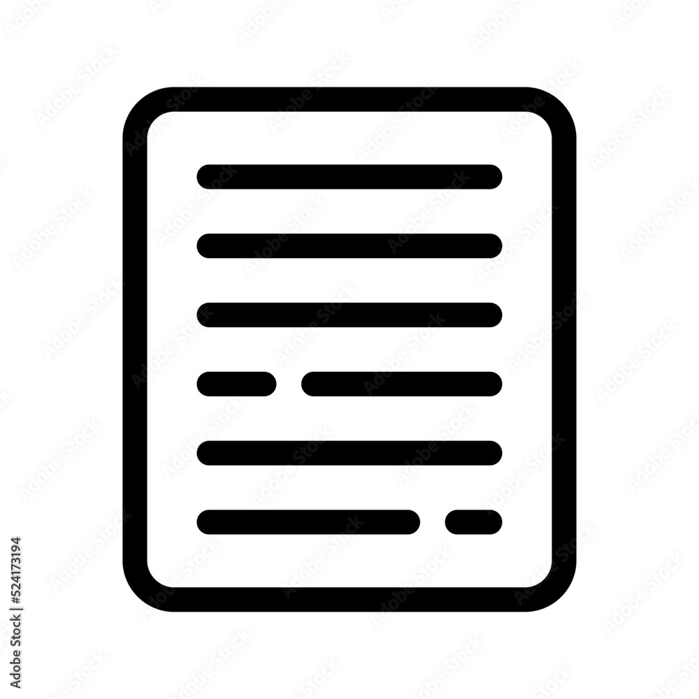 Paper Icon Vector Symbol Design Illustration Paper Icon Vector Symbol Design Illustration