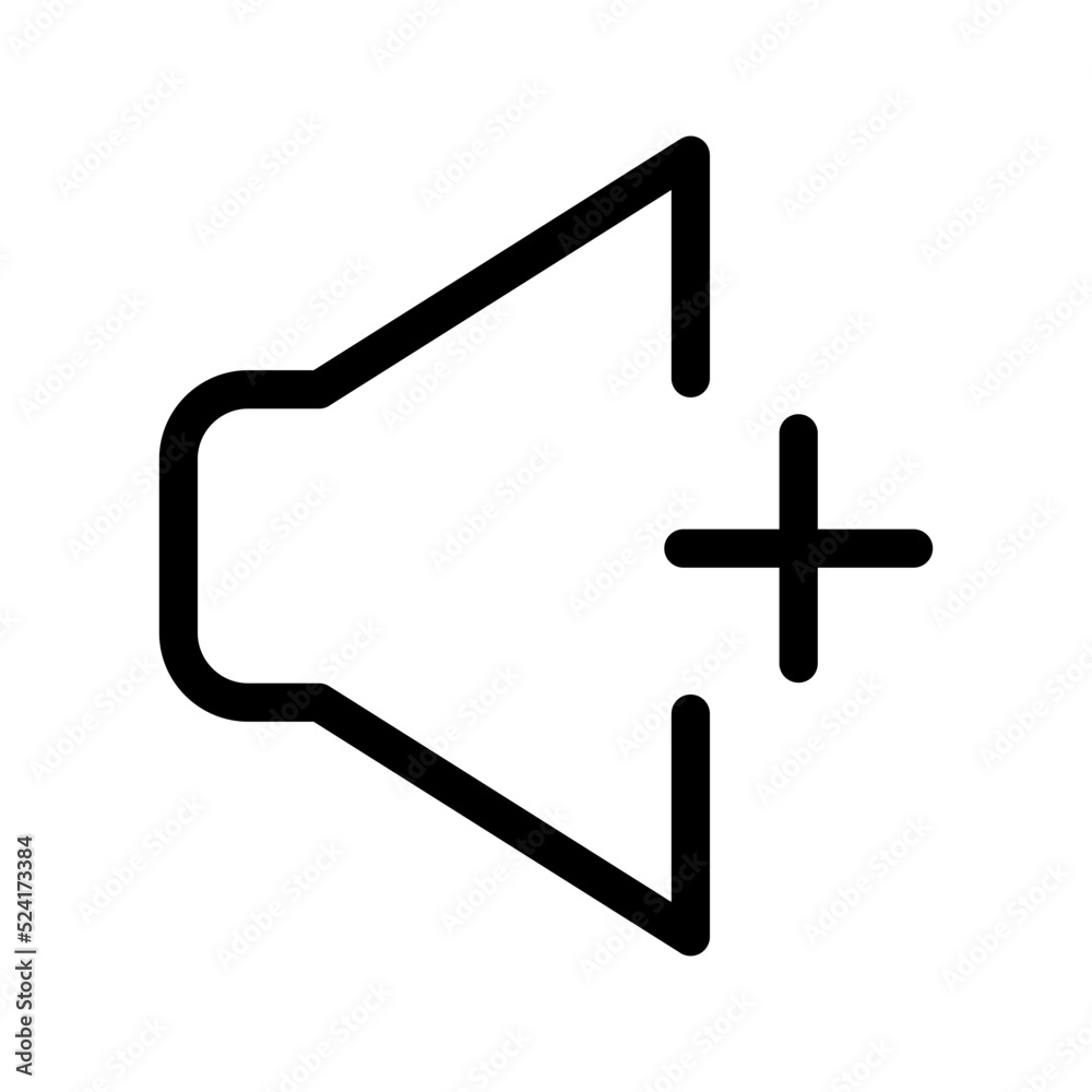 Volume Icon Vector Symbol Design Illustration