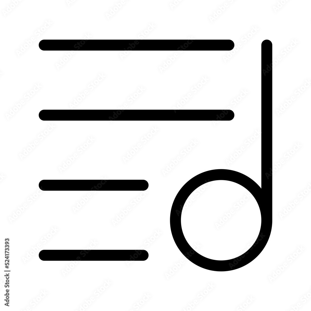 Playlist Icon Vector Symbol Design Illustration Playlist Icon Vector Symbol Design Illustration