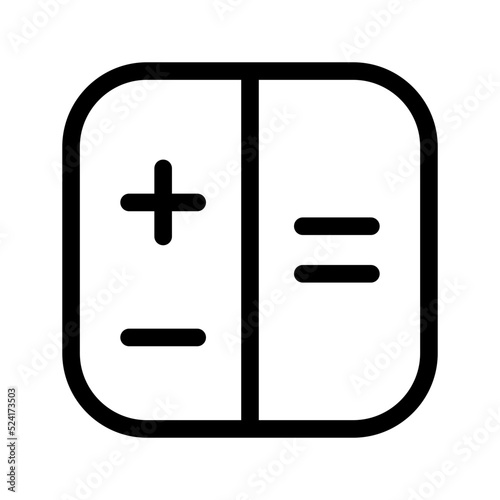 Calculator Icon Vector Symbol Design Illustration