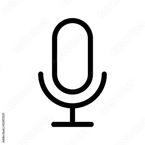 Microphone Icon Vector Symbol Design Illustration