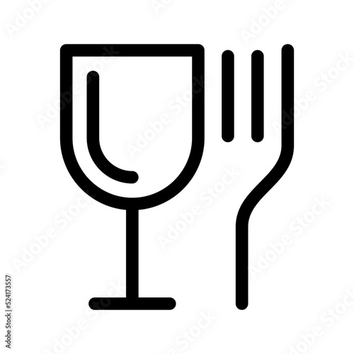 Food Safe Icon Vector Symbol Design Illustration