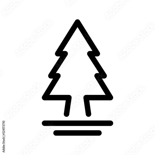 Fir Icon Vector Symbol Design Illustration