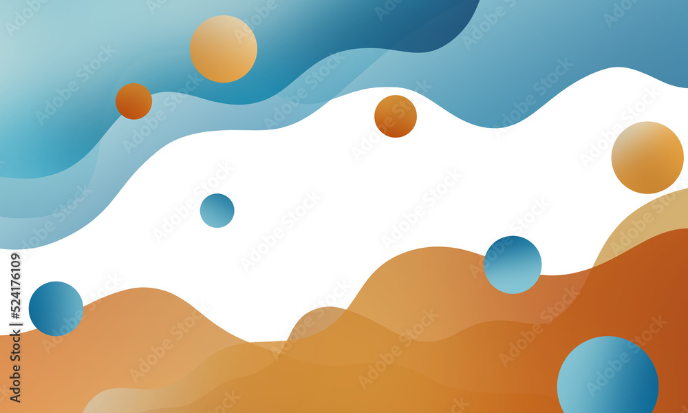 fluid abstract background design for frame and copy space